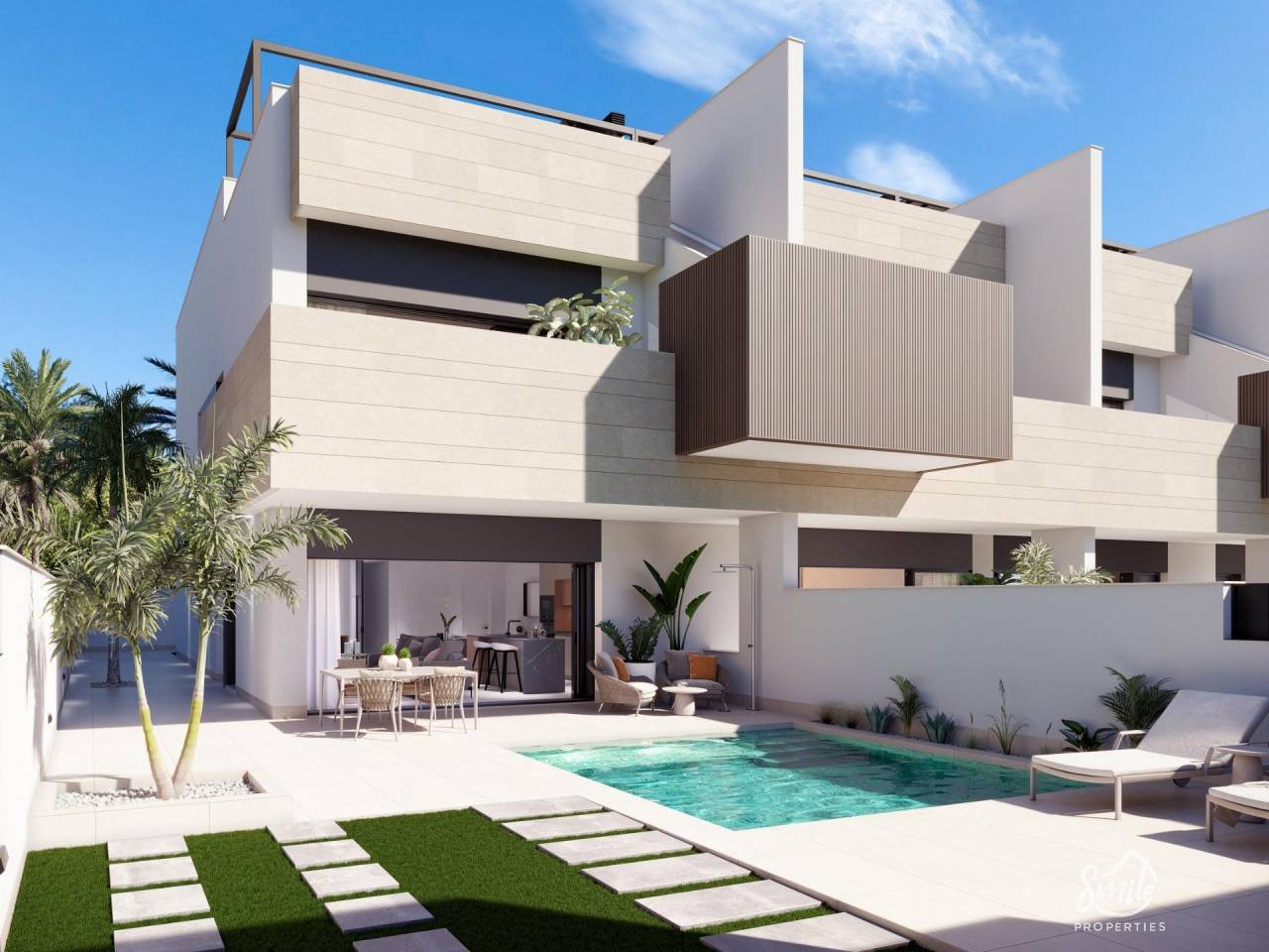 Bungalow - Obra Nueva - Pilar de la Horadada - parques de Andromeda