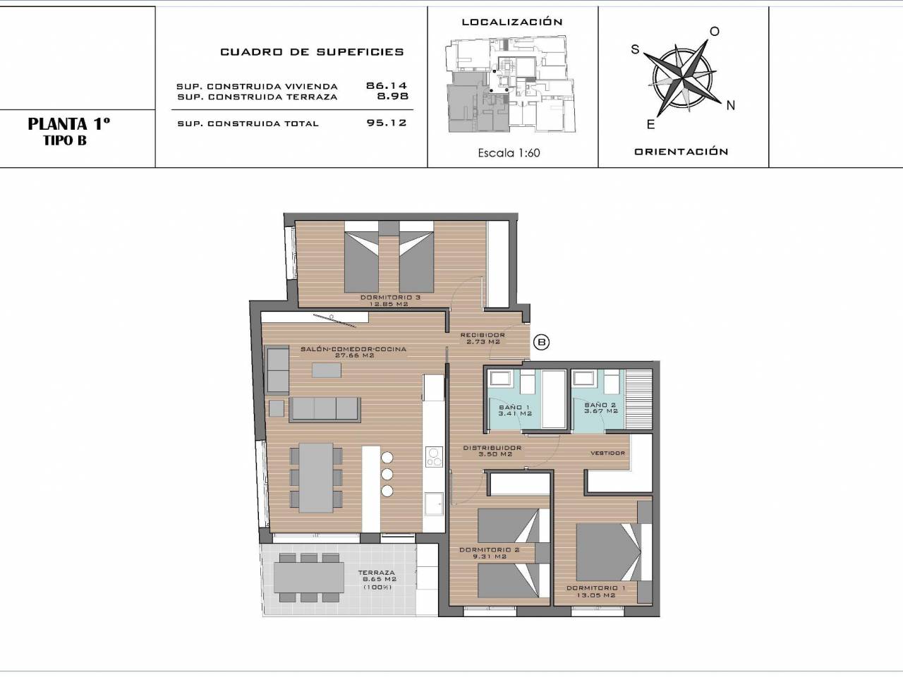 New Build - Appartement - Elche - Corte Ingles