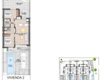New Build - Bungalow - Pilar de la Horadada - pueblo