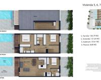 New Build - Maison de ville - Pilar de la Horadada - Lo Monte