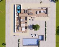 Obra Nueva - Villa - Pinoso - Casas Pastor