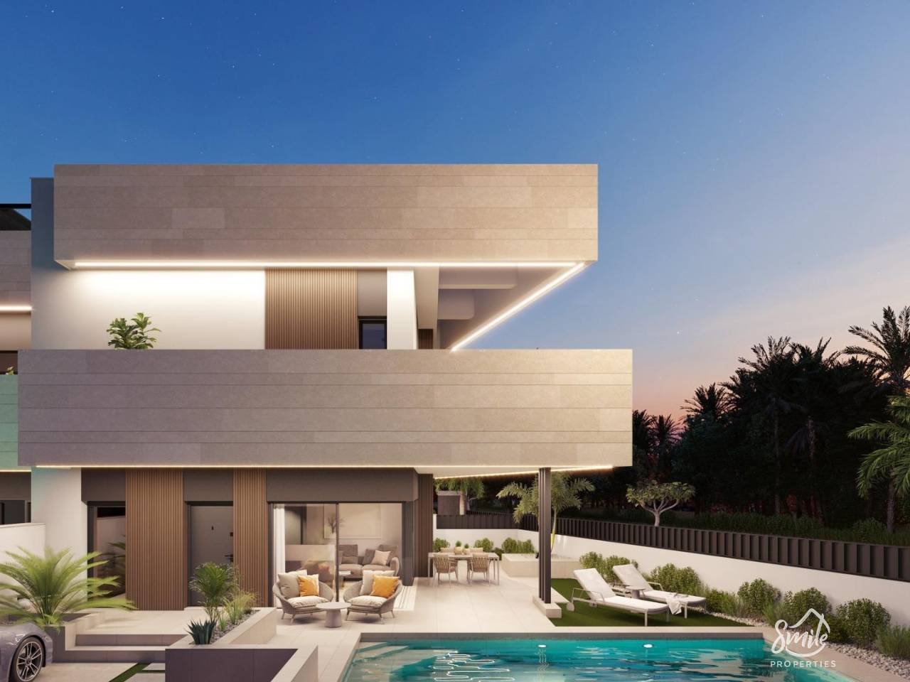 Villa - Obra Nueva - Pilar de la Horadada - parques de Andromeda